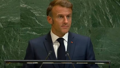 马克龙当场“回怼”特朗普：法国为成为联合国的一员而自豪