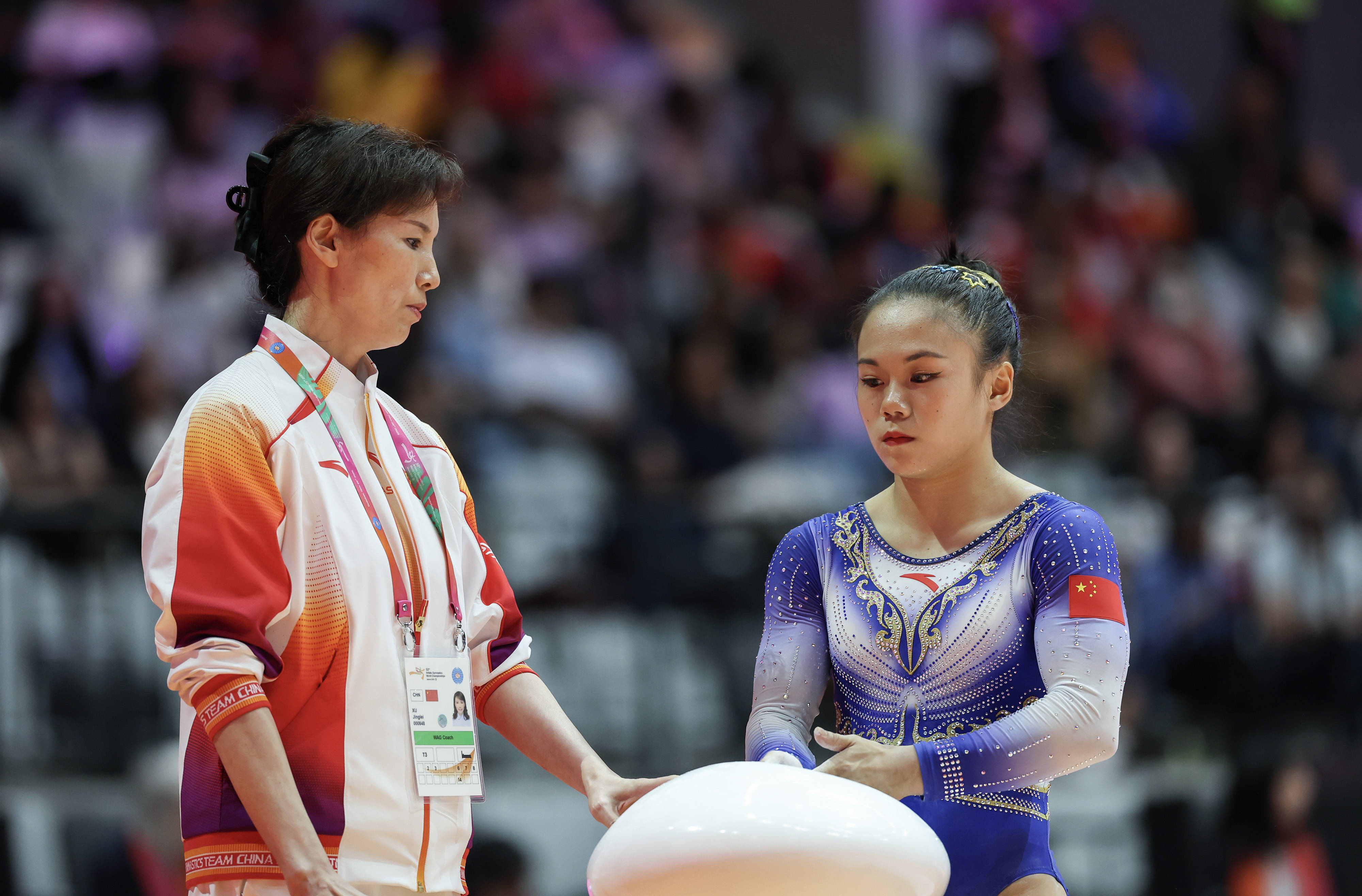 （体育）体操——世锦赛：张清颖获女子个人全能季军